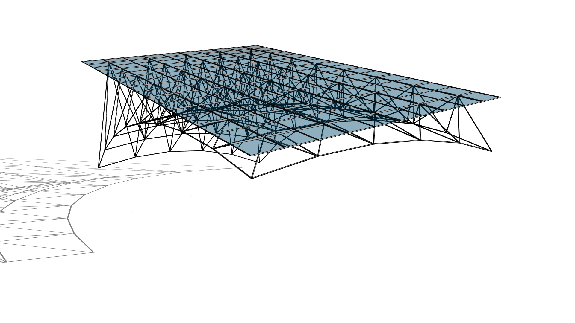 Space Frame Conceptual Model animated with Image-O-Matic from Boost Your  BIM - YouTube